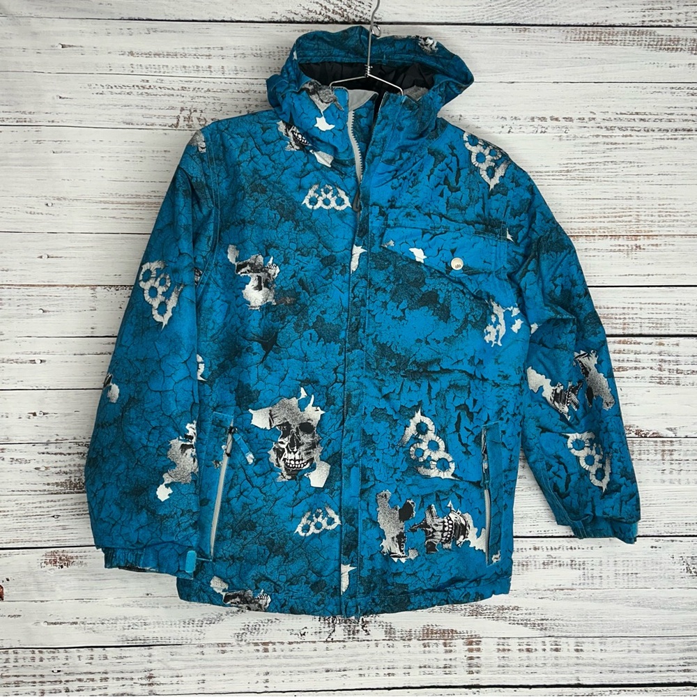 686 boys ski snowboard jacket size L
